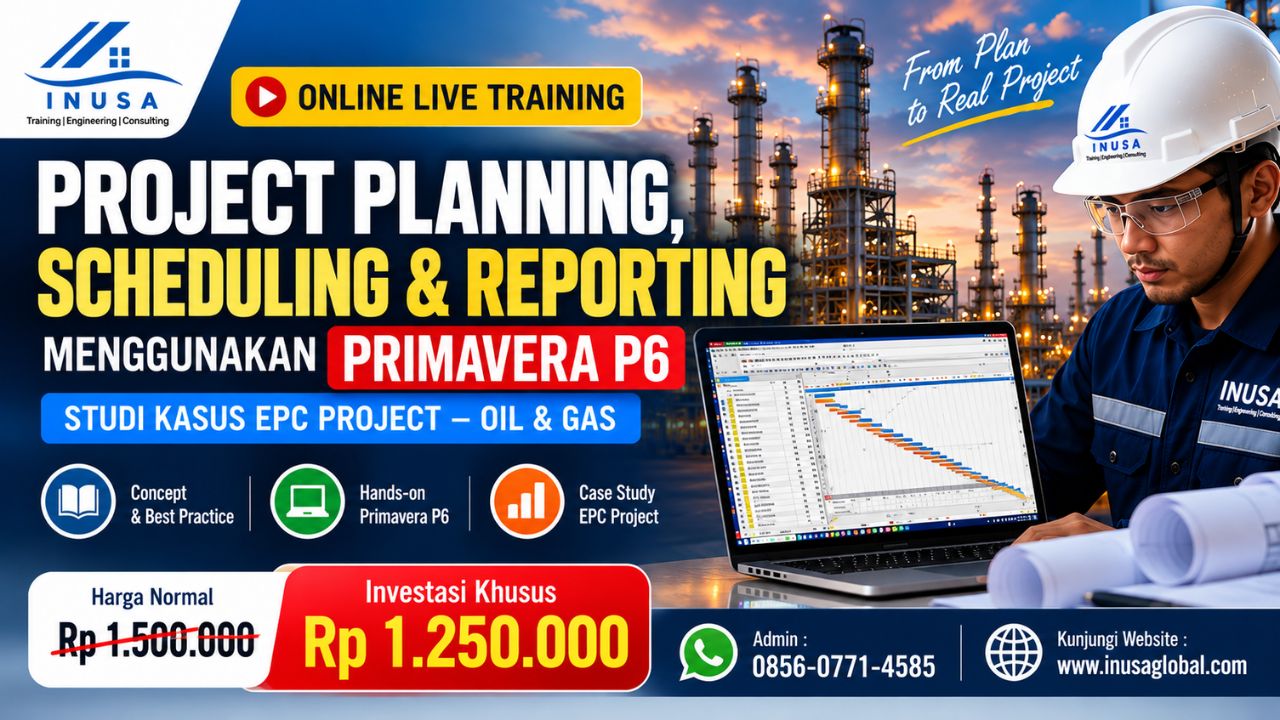 10 Hari Belajar Project Scheduling & Risk Analysis Menggunakan Primavera P6