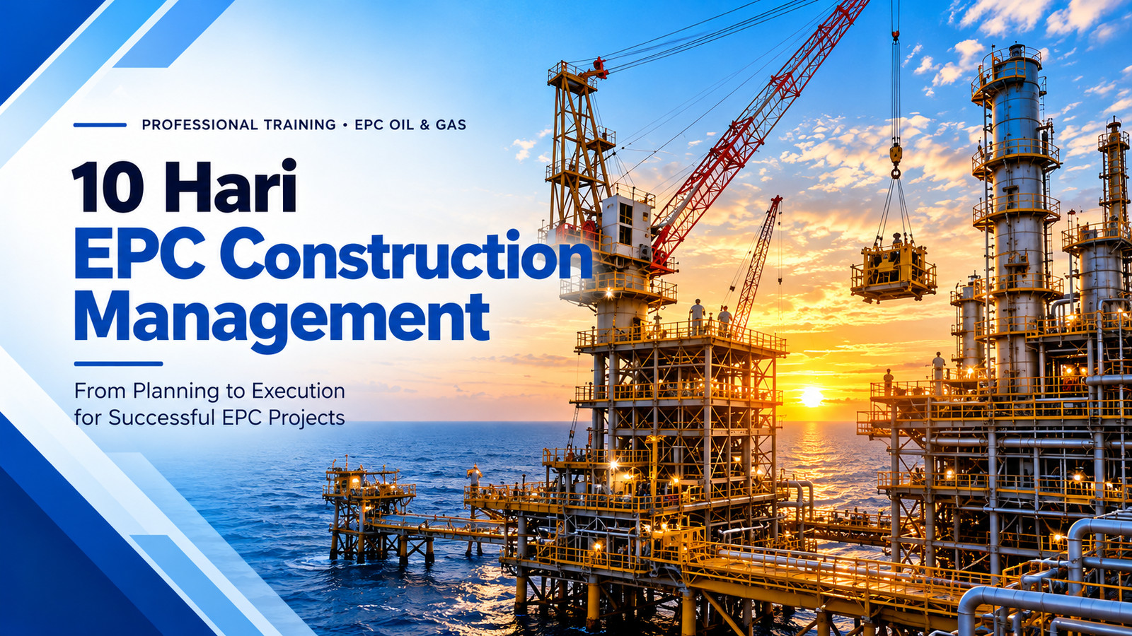 10 Hari Belajar Kontruksi di EPC Project Sektor Oil & Gas ( E-Learning Version )